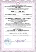 Свидетельство 4*